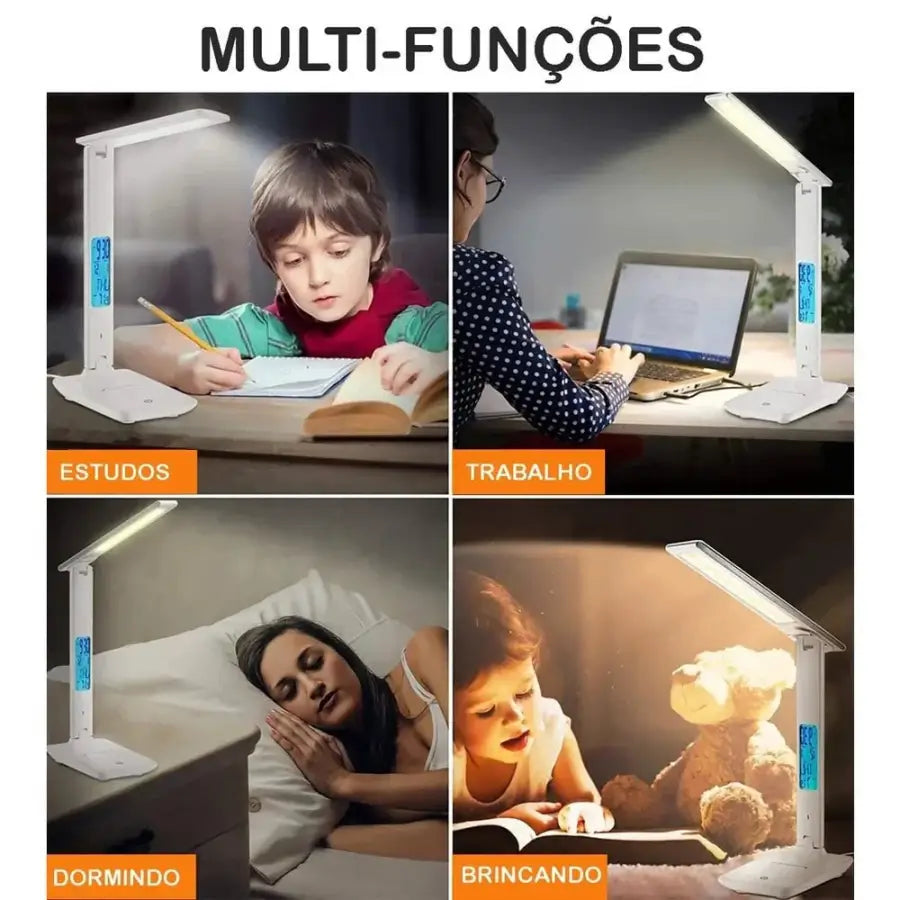 Abajur Touch Multifuncional Ajustável Usb - 0020