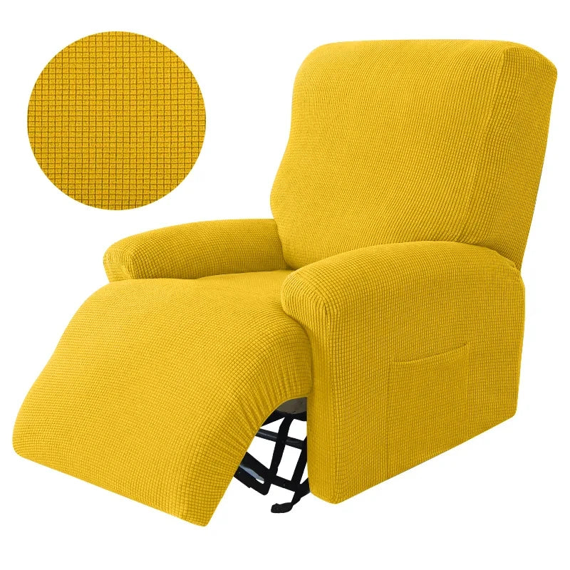 Capa de Poltrona Reclinável do Papai Jacquard 4 Peças