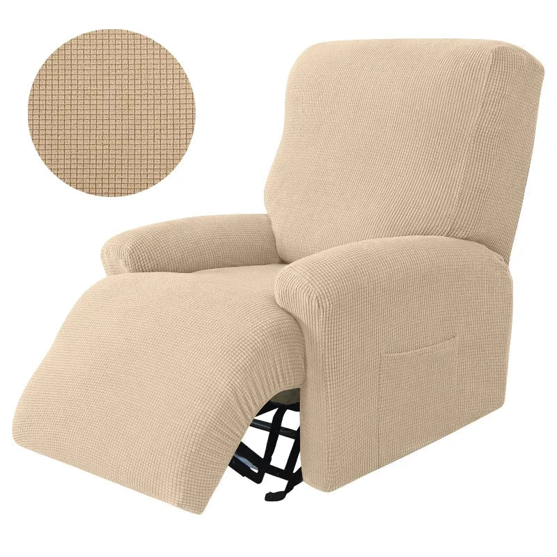 Capa de Poltrona Reclinável do Papai Jacquard 4 Peças