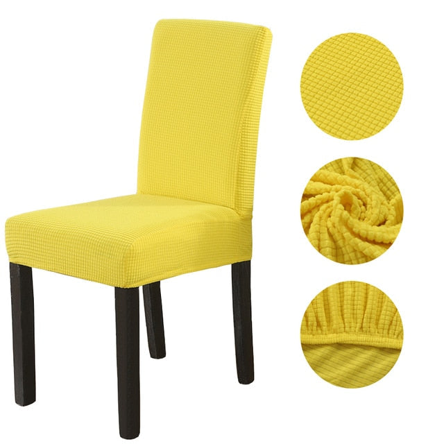 Capas de Cadeira Jacquard com Elastano