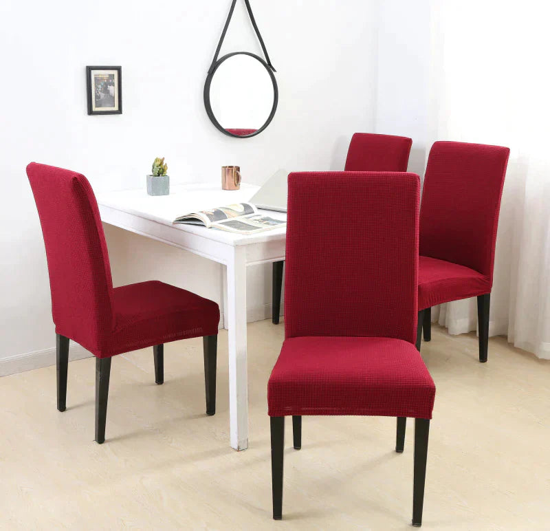 Capas de Cadeira Jacquard com Elastano