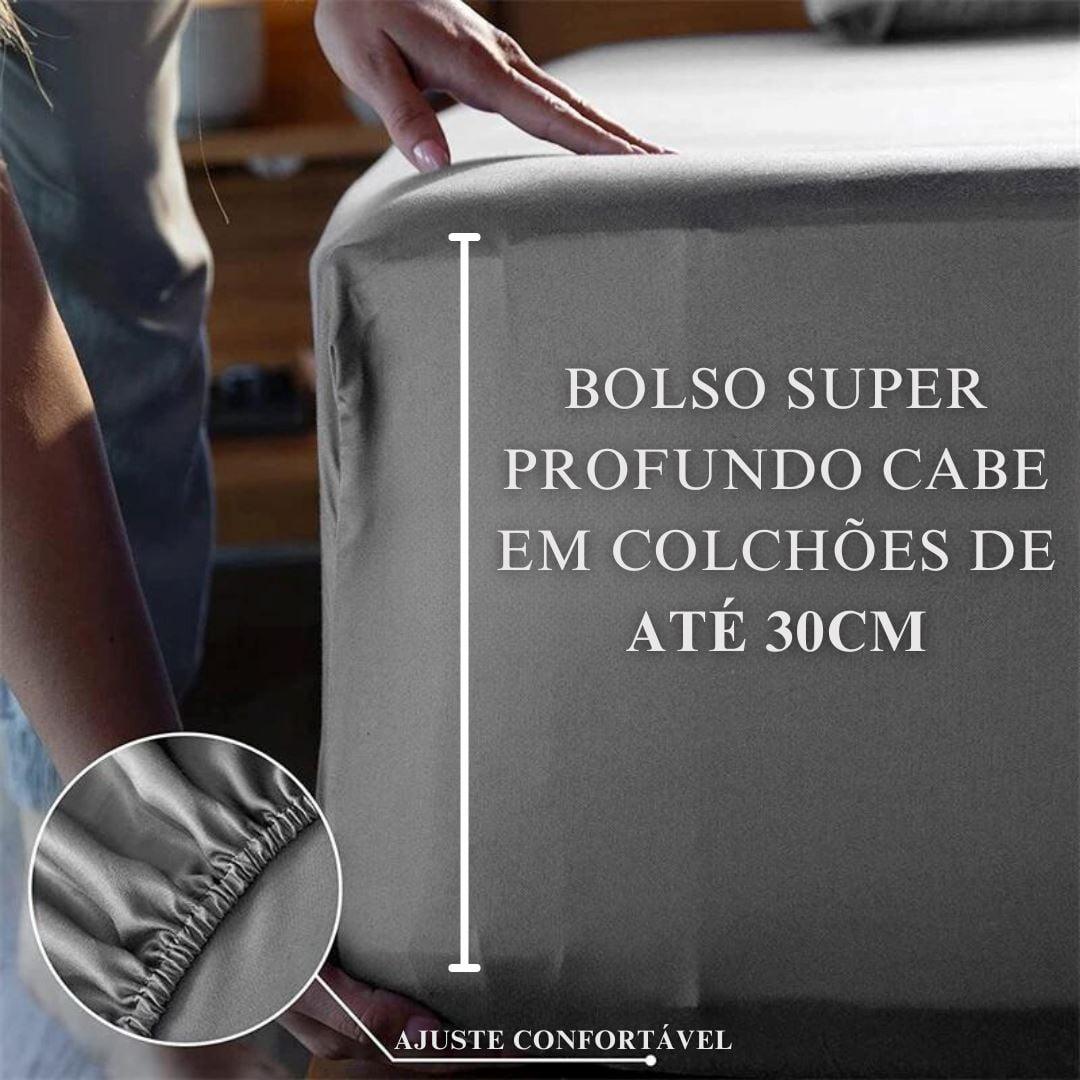 Conjunto de Lençóis Bambu Orgânico
