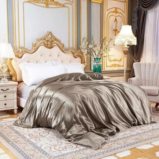 Conjunto Jogo de Cama Cetim + 2 Fronhas Luxo