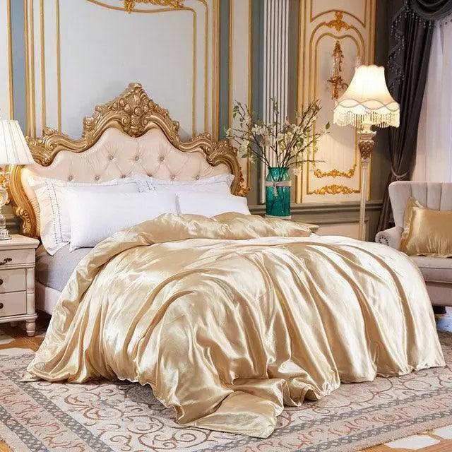 Conjunto Jogo de Cama Cetim + 2 Fronhas Luxo