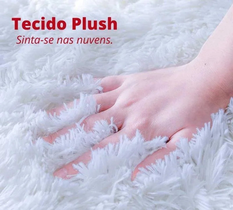 Tapete Liso Soft Felpudo Creme