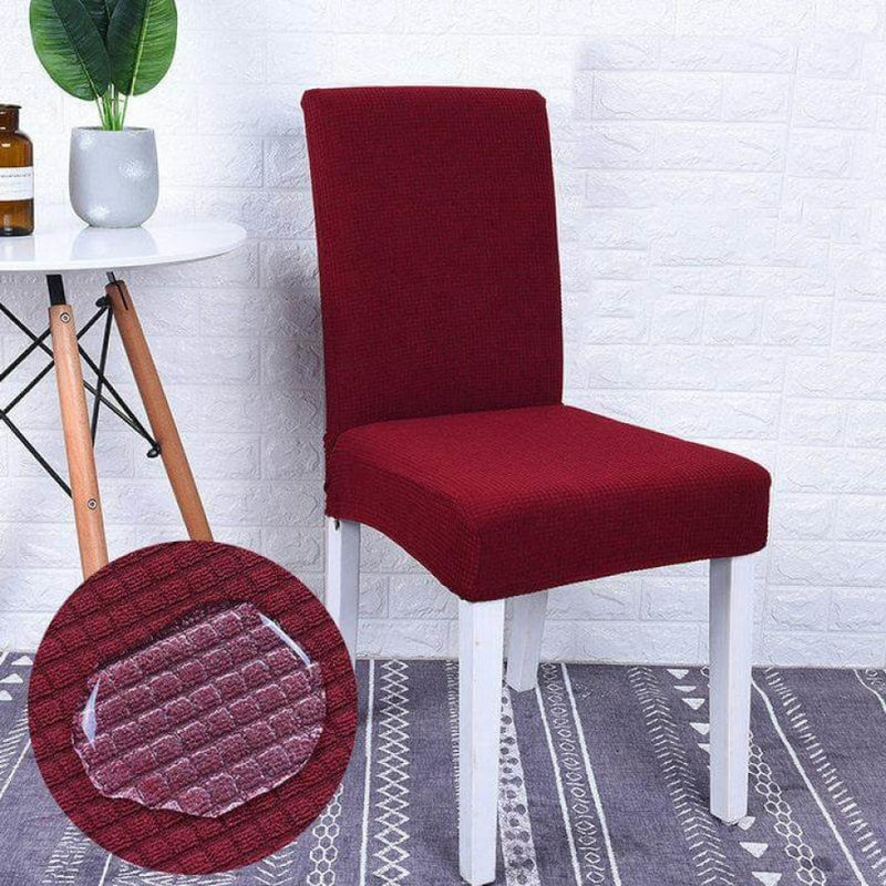 Capa decor para cadeira resistente a água - Super Mix Store Vinho