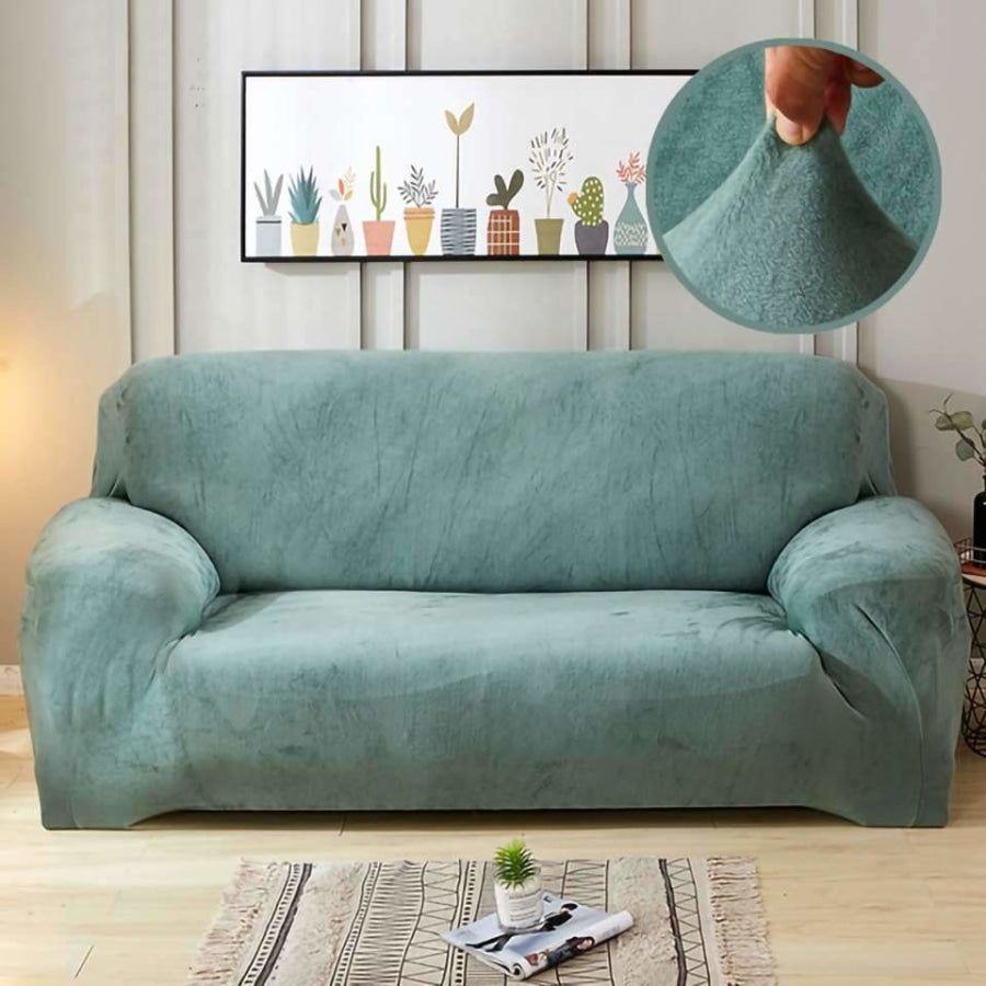 Capas de Sofá Modernas - Plush - Super Mix Store Azul Marinho