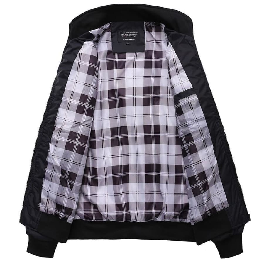Jaqueta Casual Forro Xadrez Bomber 686