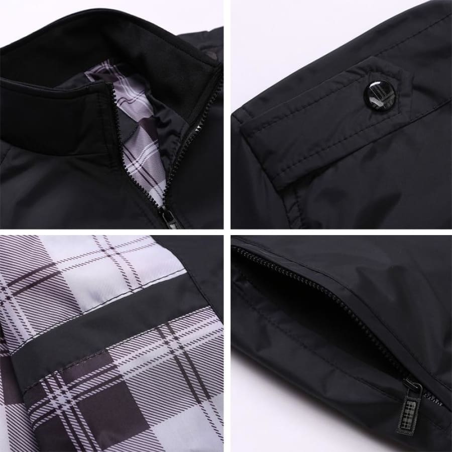 Jaqueta Casual Forro Xadrez Bomber 686