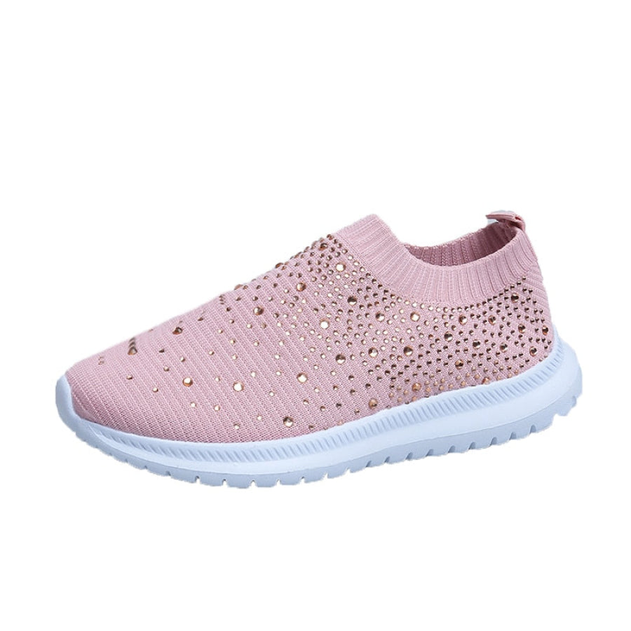 Tênis Feminino Mesh Strass 948