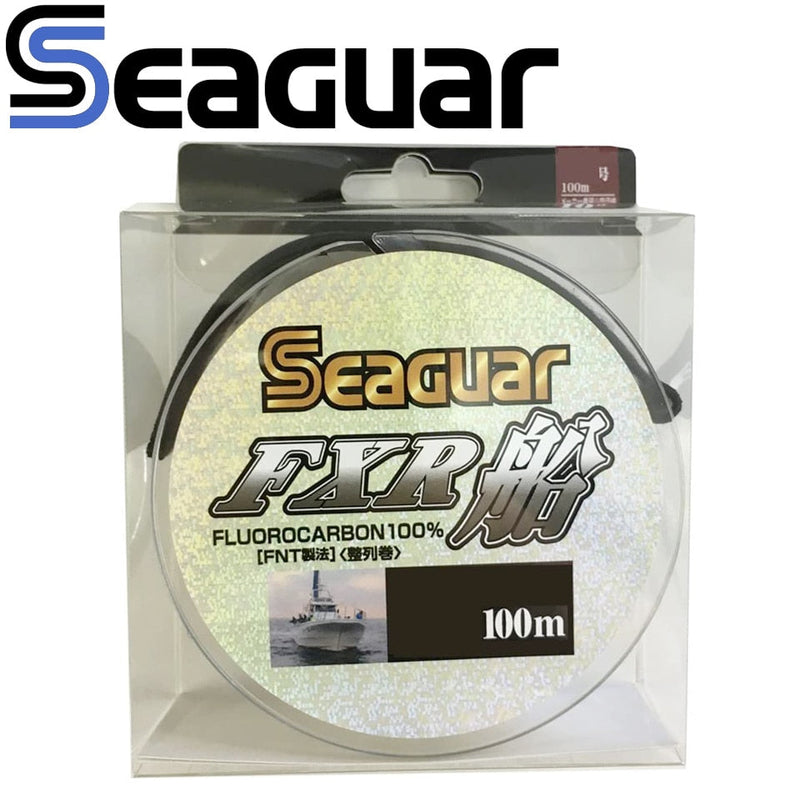 Linha de Pesca Monofilamento SEAGUAR FXR BOAT Original Fluorcarbono 6LB-12LB 100m