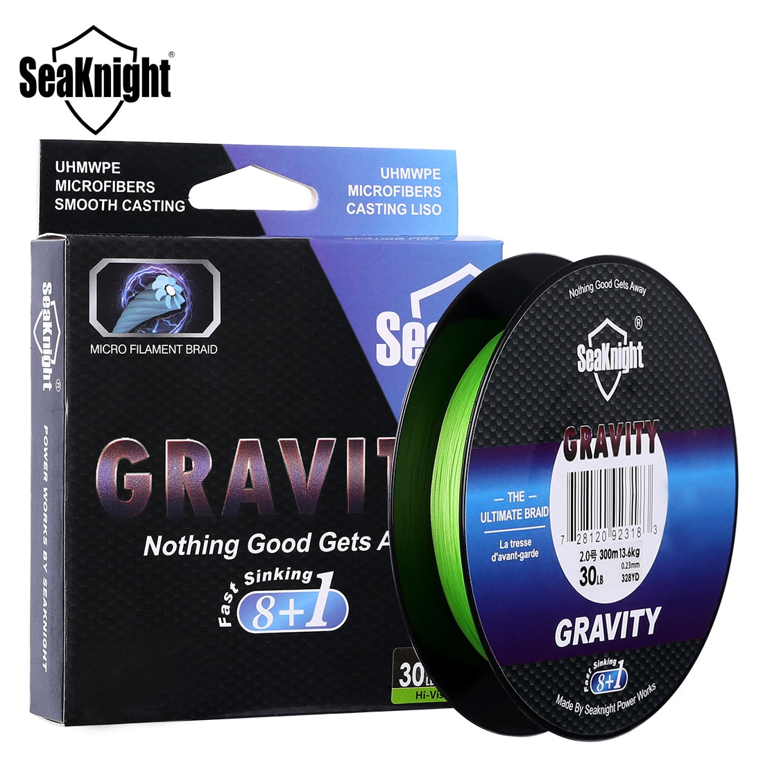 Linha de Pesca SeaKnight GRAVITY Series G9  Multifilamento X9 Fios Trançados 150/300m