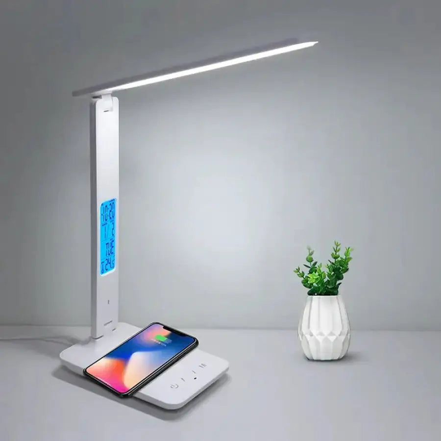 Abajur Touch Multifuncional Ajustável Usb Branco - 0020