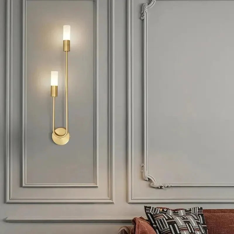 Arandela de Parede LED Pendente Dupla com Design Sofisticado