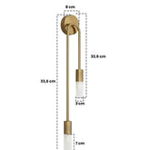 Arandela de Parede LED Pendente Dupla com Design Sofisticado