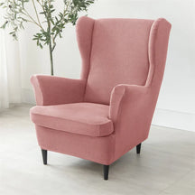 Capa de Poltrona Wingback Chair Jacquard  2 peças