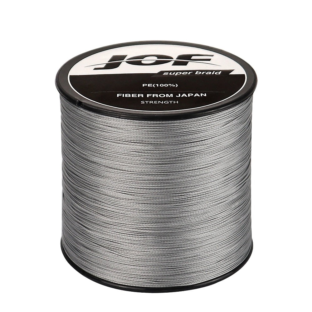 Linha de Pesca JOF Multifilamento X4 Fios Trançados 300m