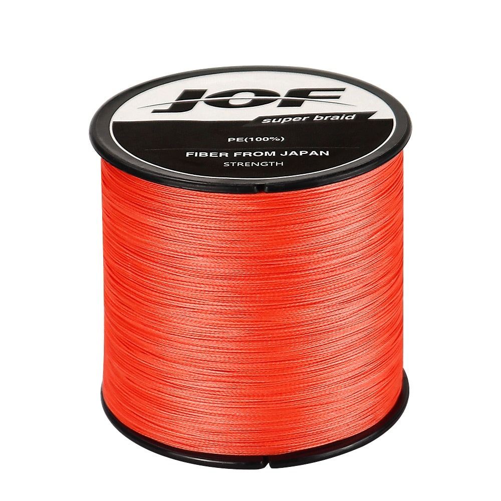 Linha de Pesca JOF Multifilamento X4 Fios Trançados 300m