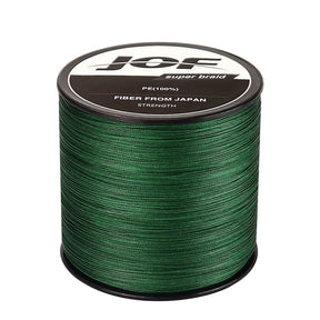 Linha de Pesca JOF Multifilamento X4 Fios Trançados 300m