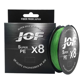 Linha de Pesca JOF Multifilamento X8 Fios Trançados 150m