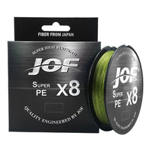 Linha de Pesca JOF Multifilamento X8 Fios Trançados 150m