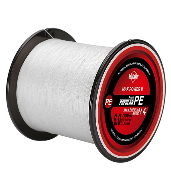 Linha de Pesca SeaKnight Multifilamento X4 Fios Trançados 300m