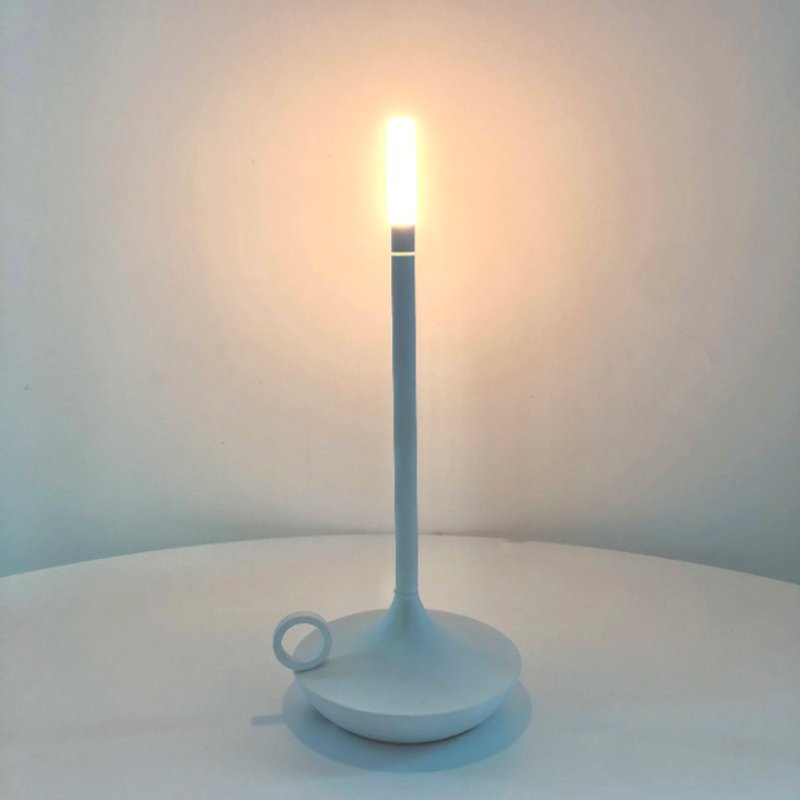 Luminária de Mesa Estilo Vela Recarregável Sem Fio