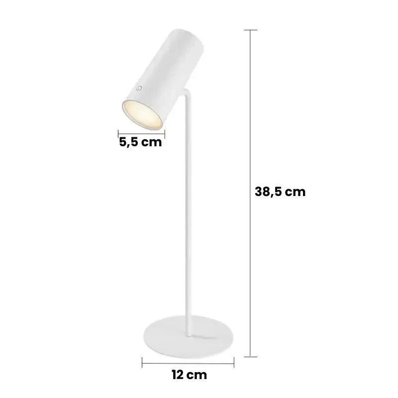 Luminária de Mesa LED Regulável com Entrada USB