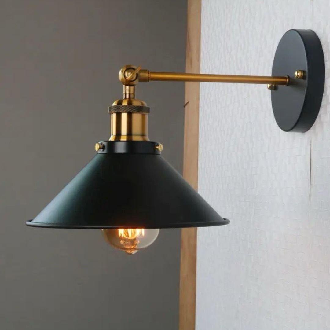 Luminária de Parede Vintage Retrô para Quarto Cozinha Balcão