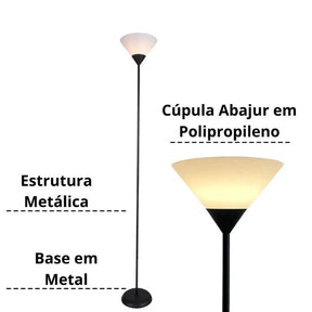 Luminária de Pé Estilo Nórdico Elegante