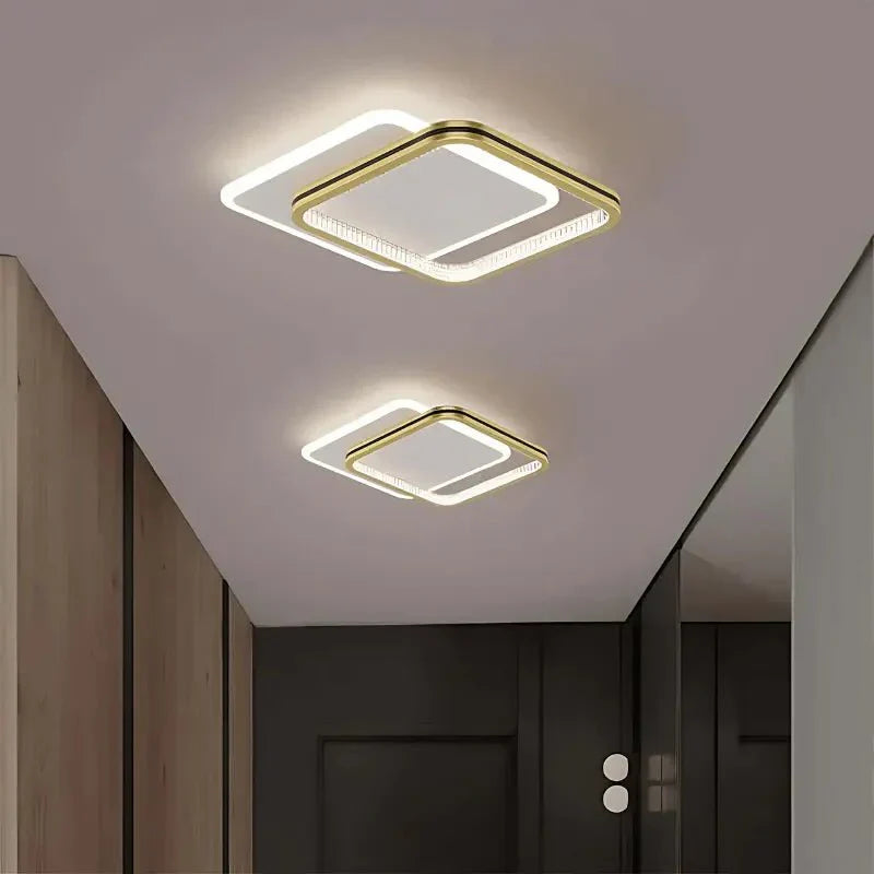 Luminária de Teto Moderna para Instalação de Sobrepor com Design Contemporâneo