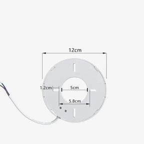 Luminária de Teto Quadrada LED com Ajuste de Intensidade via Controle Remoto