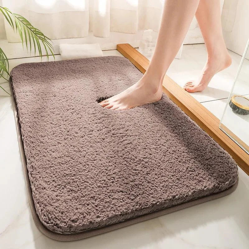 Tapete Acolchoado Premium Antiderrapante e Secante para Banheiro