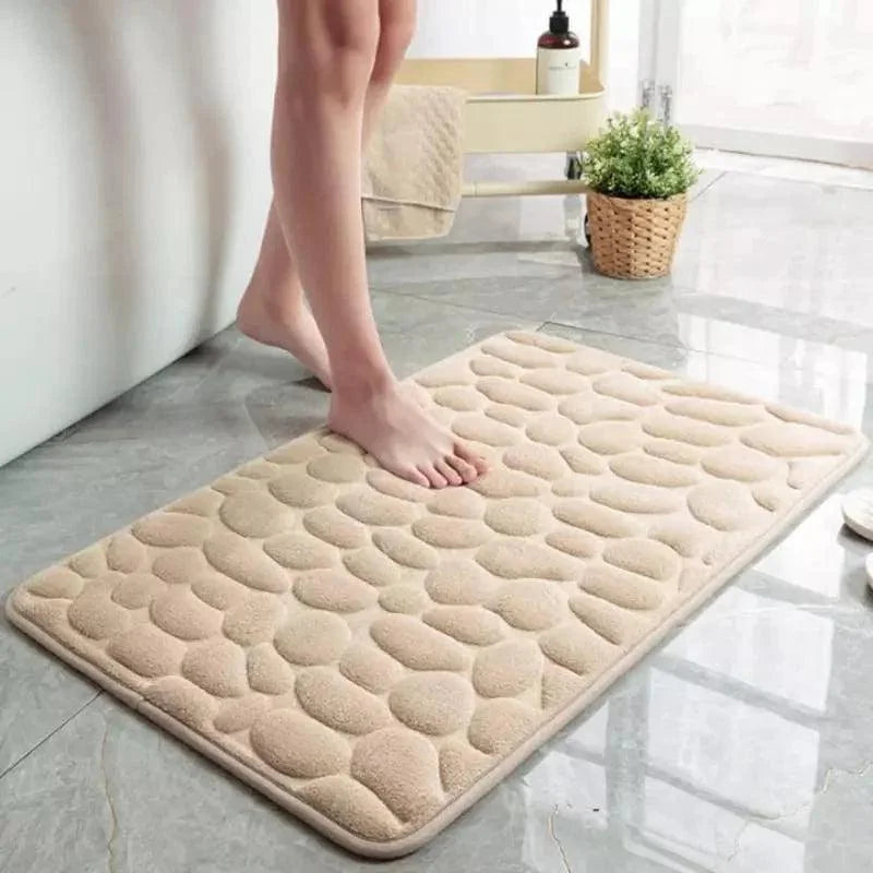 Tapete Antiderrapante para Banheiro em Microfibra – Absorção Rápida