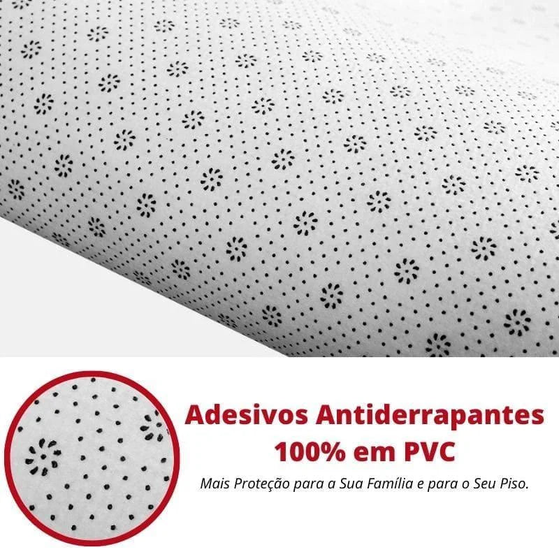 Tapete Cáqui Mescla Felpudo Antiderrapante para Sala – Seguro e Elegante