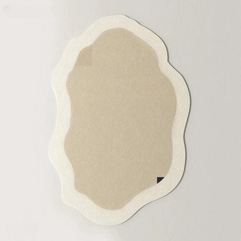 Tapete Irregular Antiderrapante para Sala e Quarto com Design Moderno