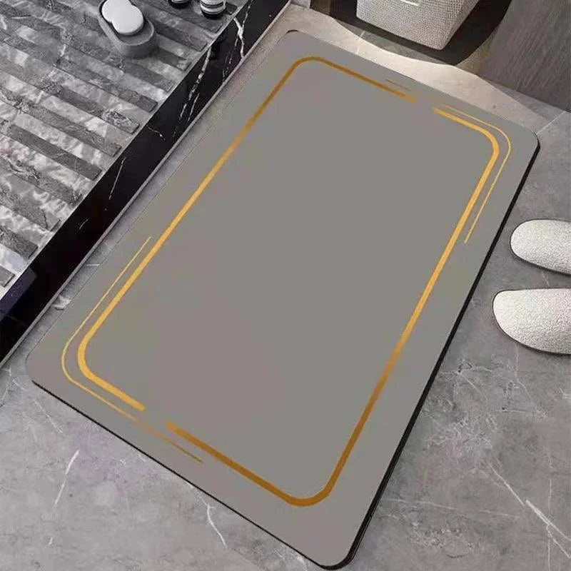 Tapete Moderno Antiderrapante e Secante para Banheiro