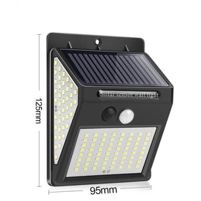 Arandela Externa Led Luz Solar Sensor De Movimento 1 Uni - 144Leds Modo 810