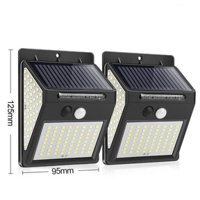 Arandela Externa Led Luz Solar Sensor De Movimento 2 Uni - 144Leds 1 Modo 810