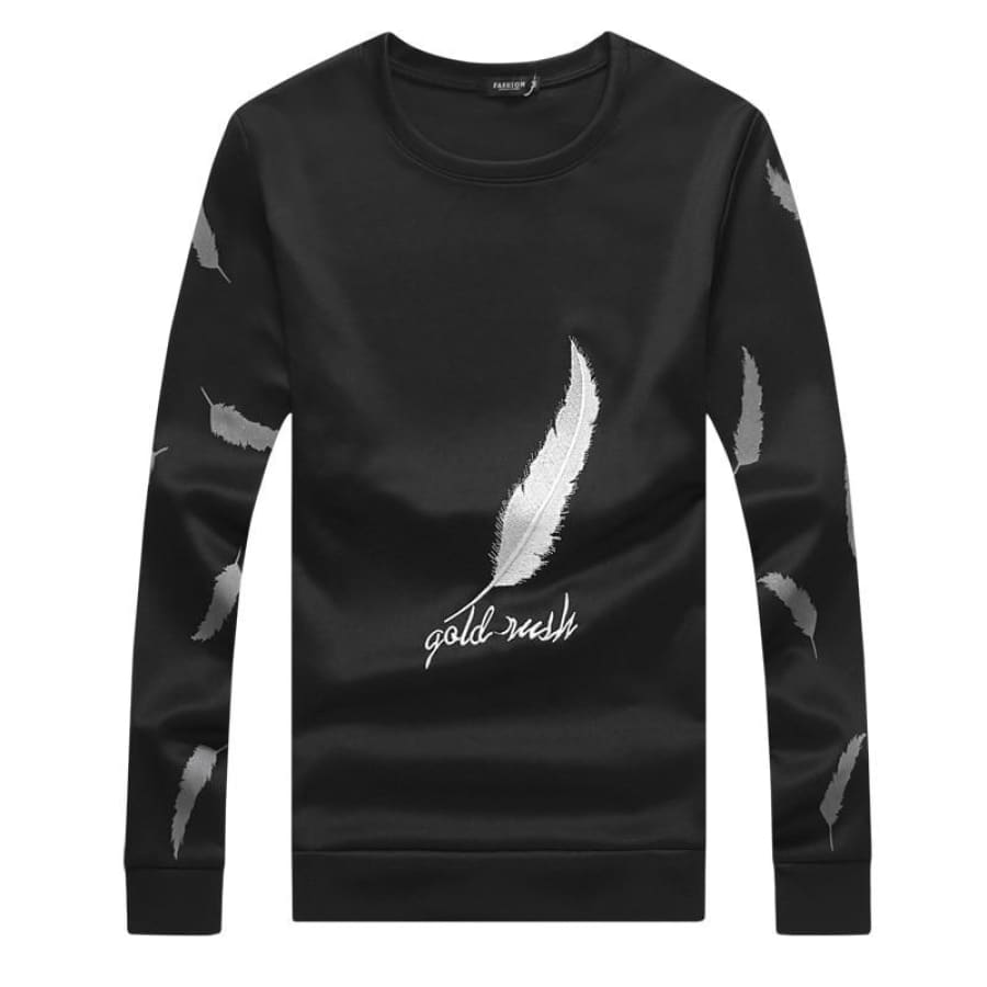 Blusa Moletom Sem Capuz Masculina Preta / P 676