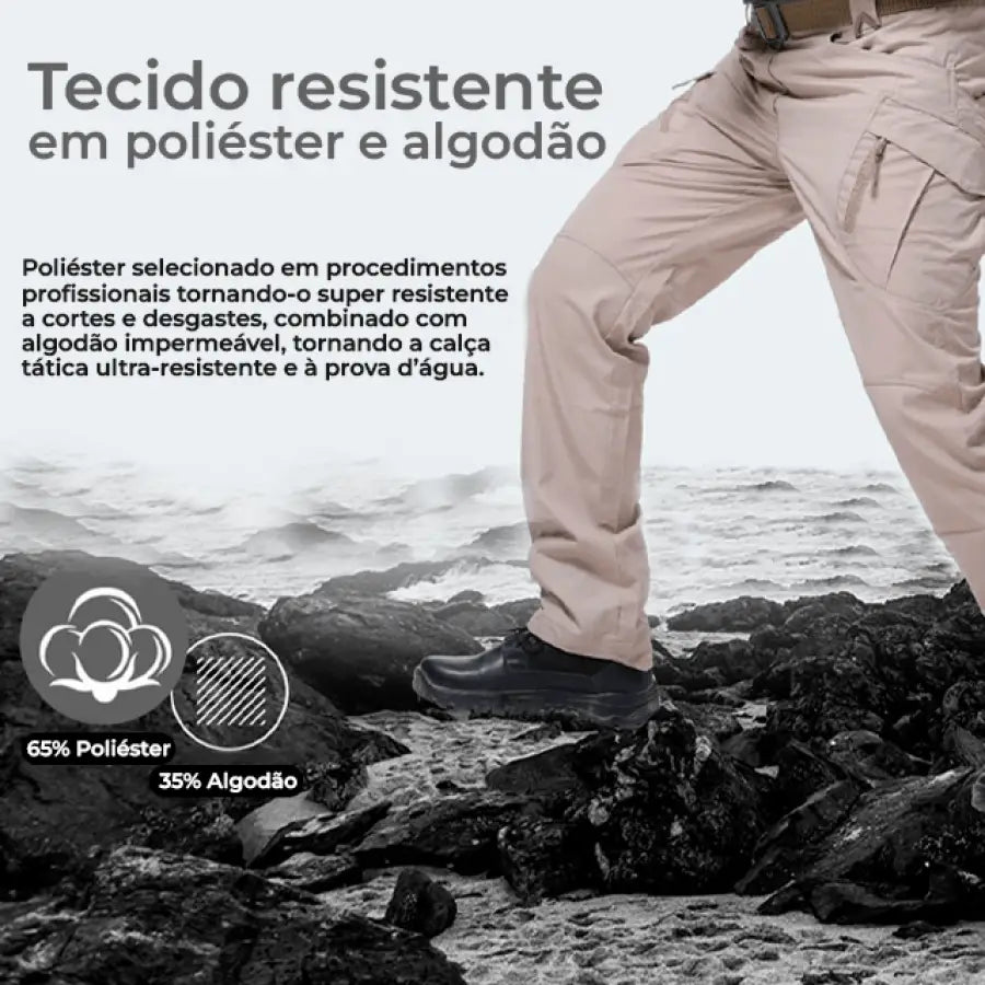 Calça Tática Ultra Resistente Impermeável 1005