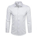 Camisa Social Lisa Conforto E Anti Amassado Branco / P 1016