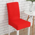 Capas Para Cadeiras cores lisas - Super Mix Store Vermelho