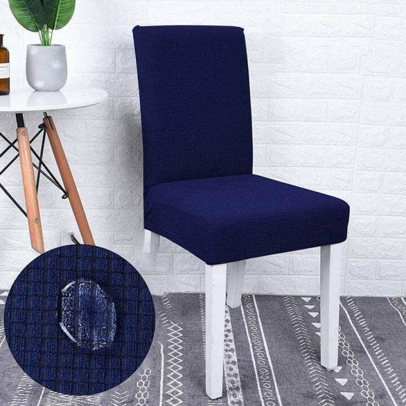 Capa decor para cadeira resistente a água - Super Mix Store Azul marinho