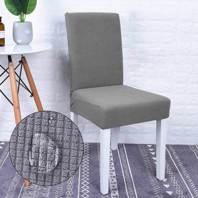 Capa decor para cadeira resistente a água - Super Mix Store Cinza claro