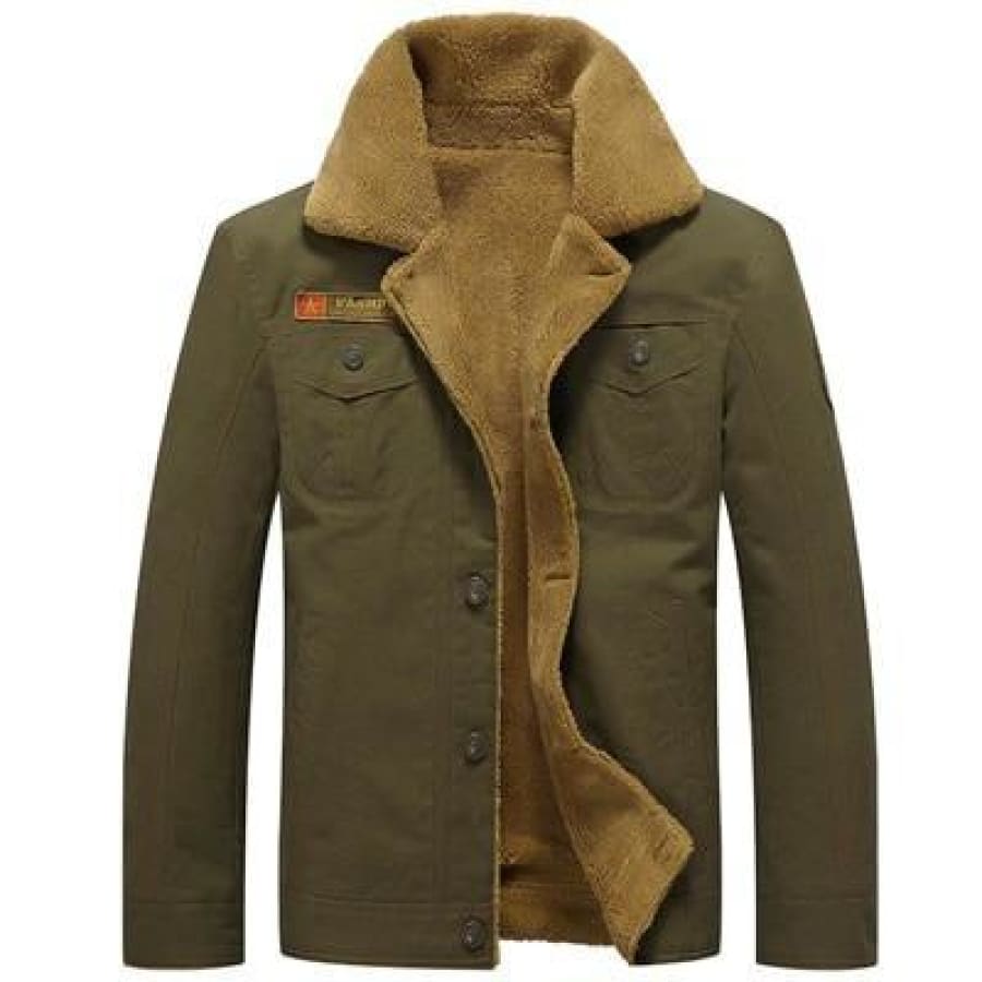 Casaco Parka Masculina Mountain Verde / P 684