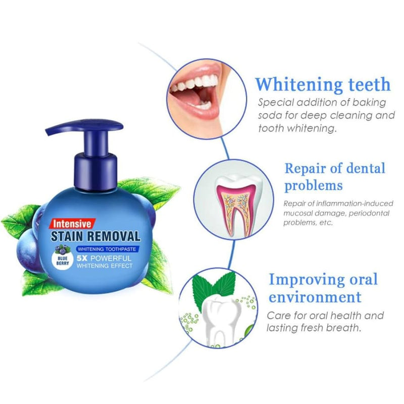 Creme Clareador Dental 100% Natural Stain Removal Original / Importado 660