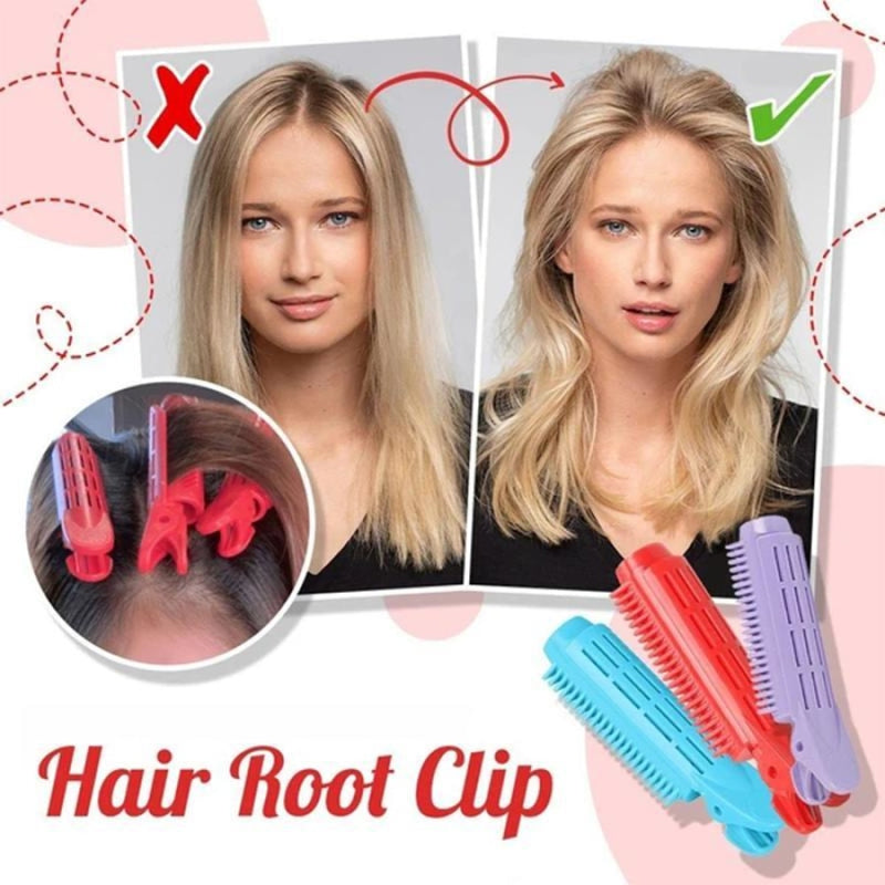 Grampo de volumização de raiz de cabelo - Super Mix Store rosa