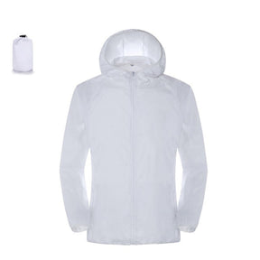 Jaqueta Corta Vento Masculina Branco / P 871