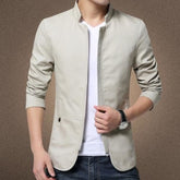 Jaqueta Slim Fit Masculina Creamy-White / M 677